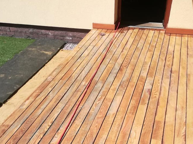 Čistenie a renovácia terás